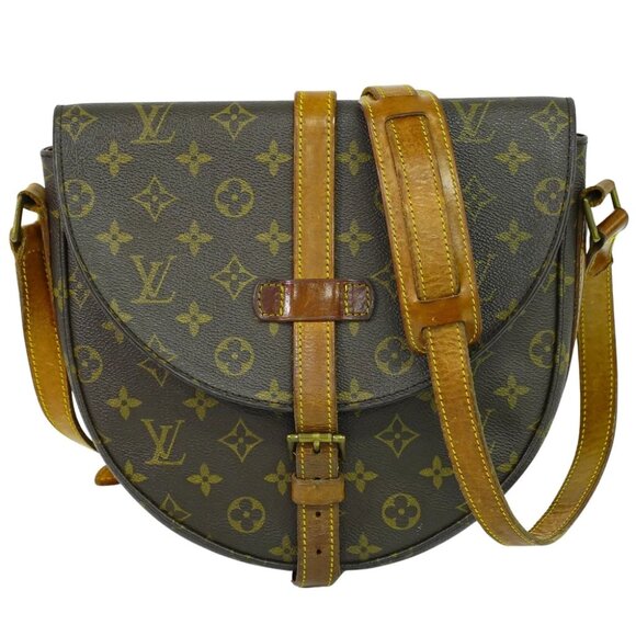 Louis Vuitton Chantilly GM M51232 Monogram Canvas Crossbody Bag Brown - Picture 1 of 10